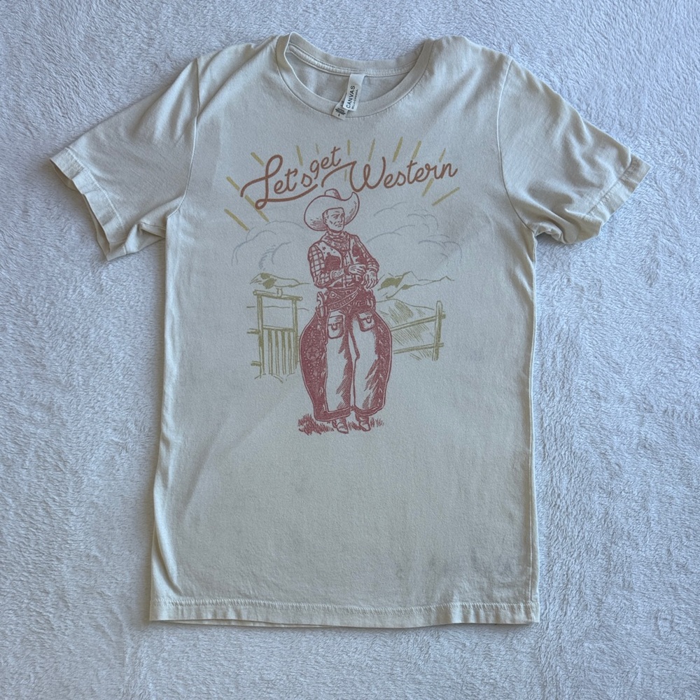 Let's Get Western Graphic T-Shirt